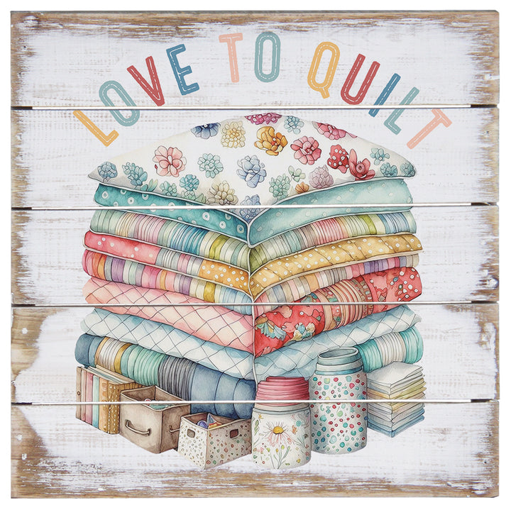 Love To Quilt - 8"