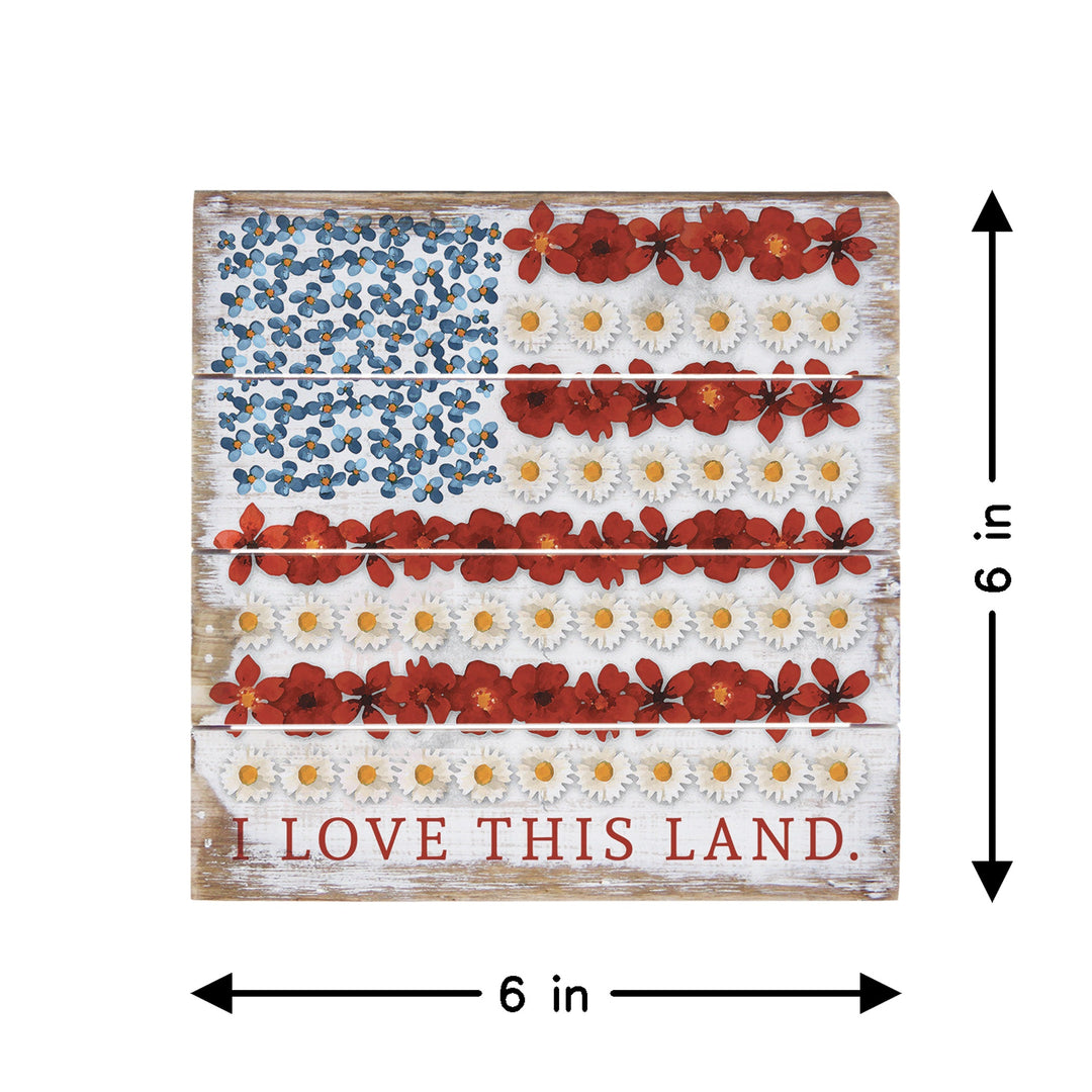 Floral Flag Love Land