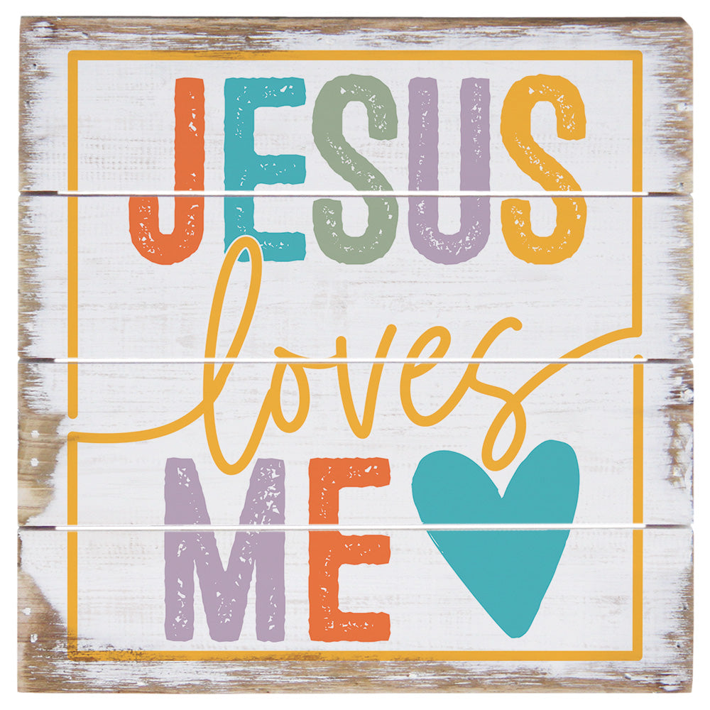 Jesus Loves Colorful 6"