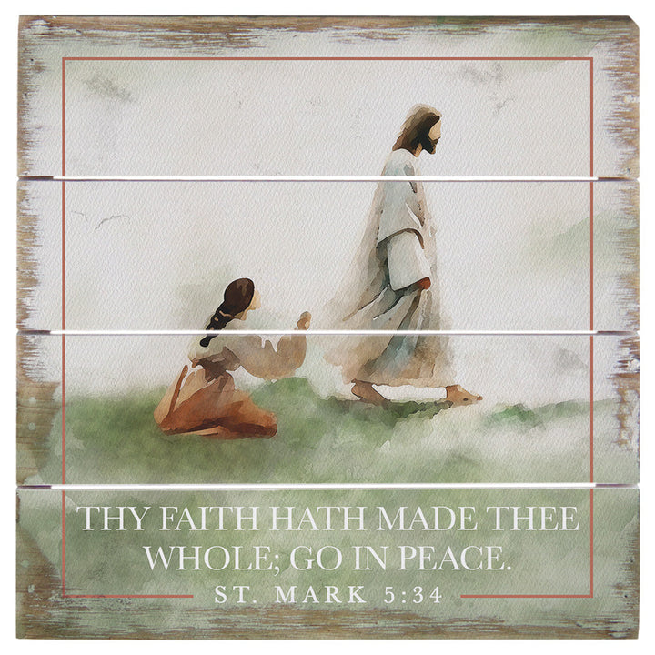Made Thee Whole Jesus 6"