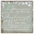 Grace Sufficient Green 6"