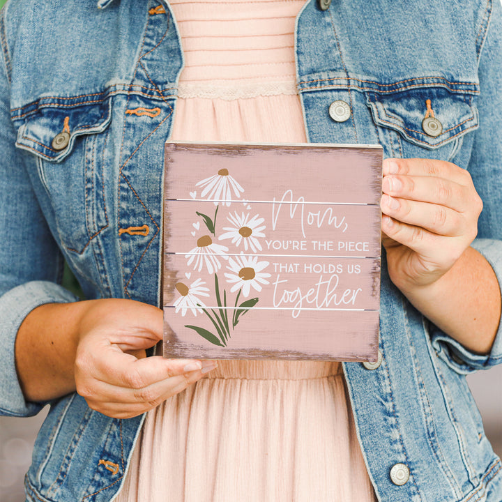 Mom The Piece Flowers