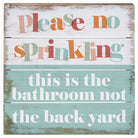 No Sprinkling 6"