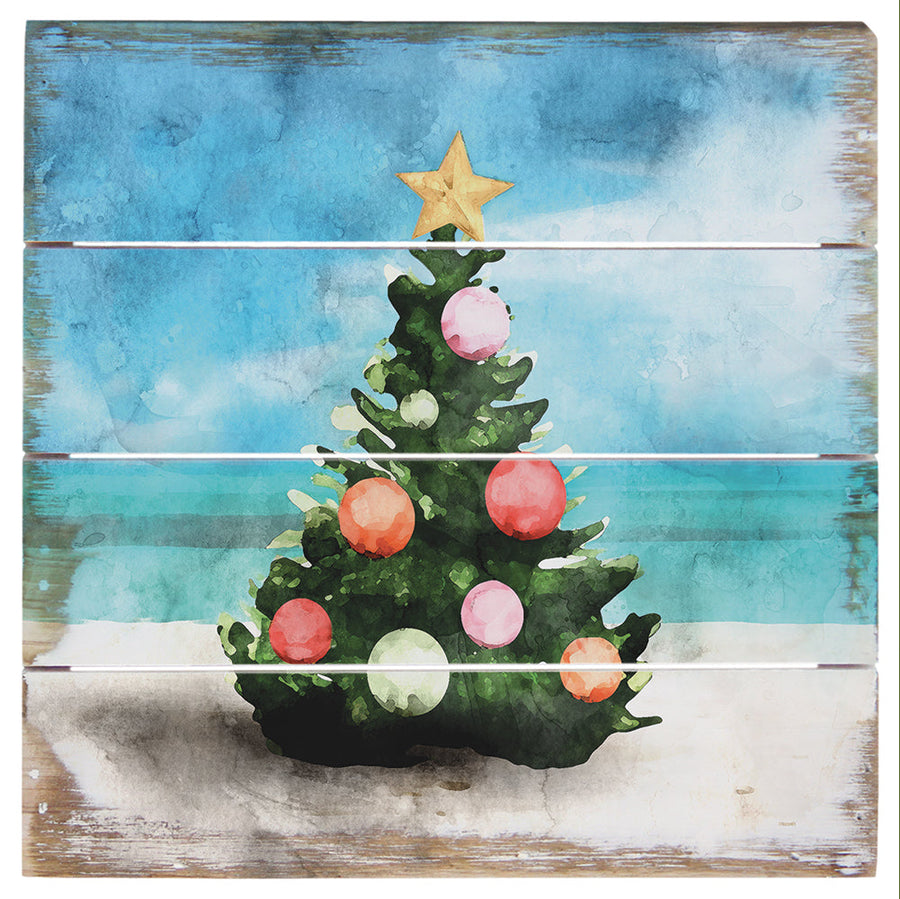 Beach Christmas Tree 6"