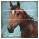 Horse Blue Art LOC - 6"