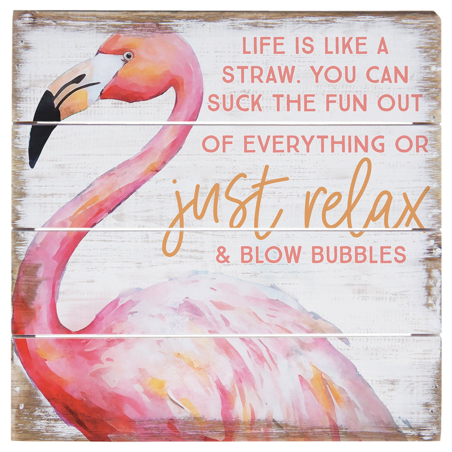 Life Like Straw Flamingo - 6"