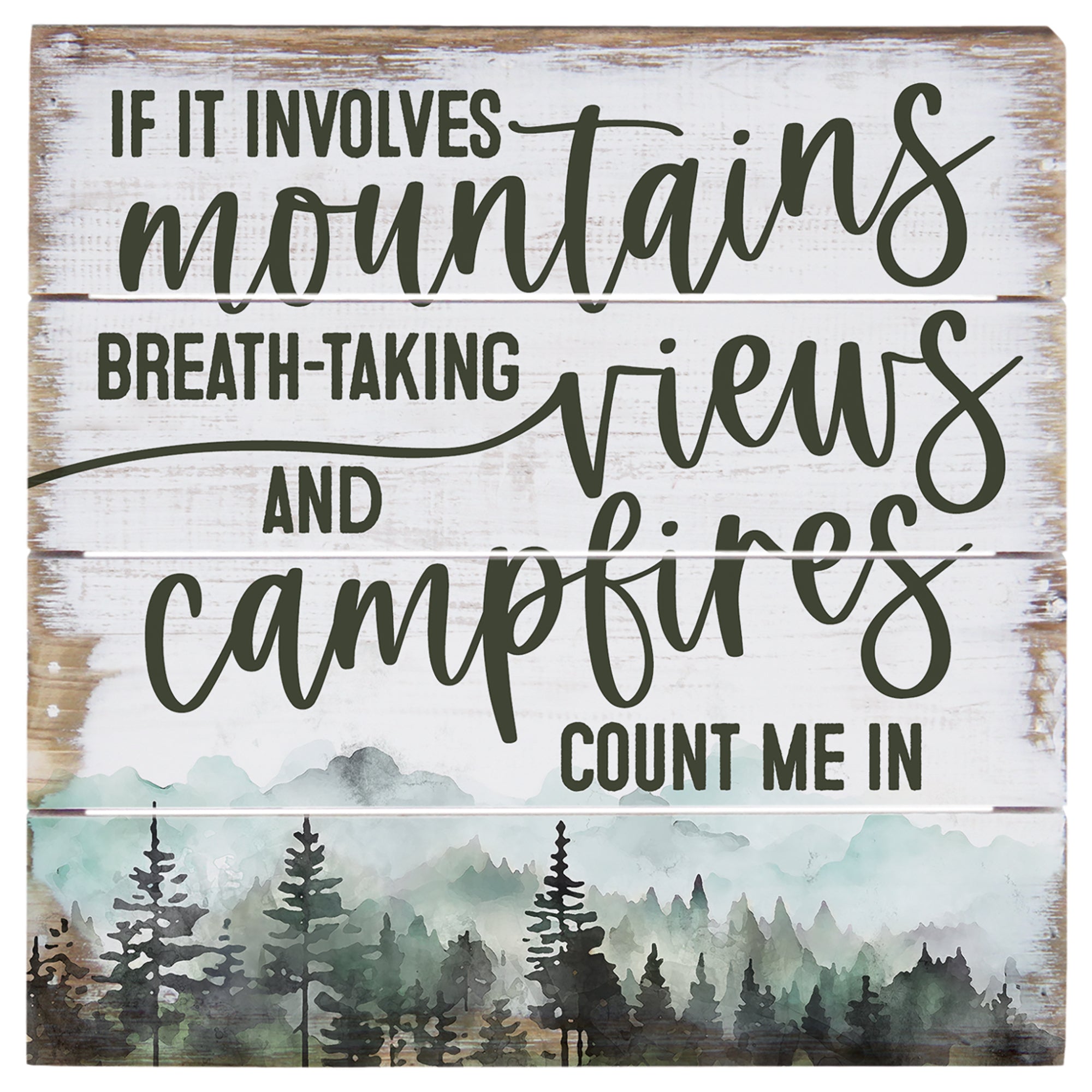 Mountains Views Campfires 6"