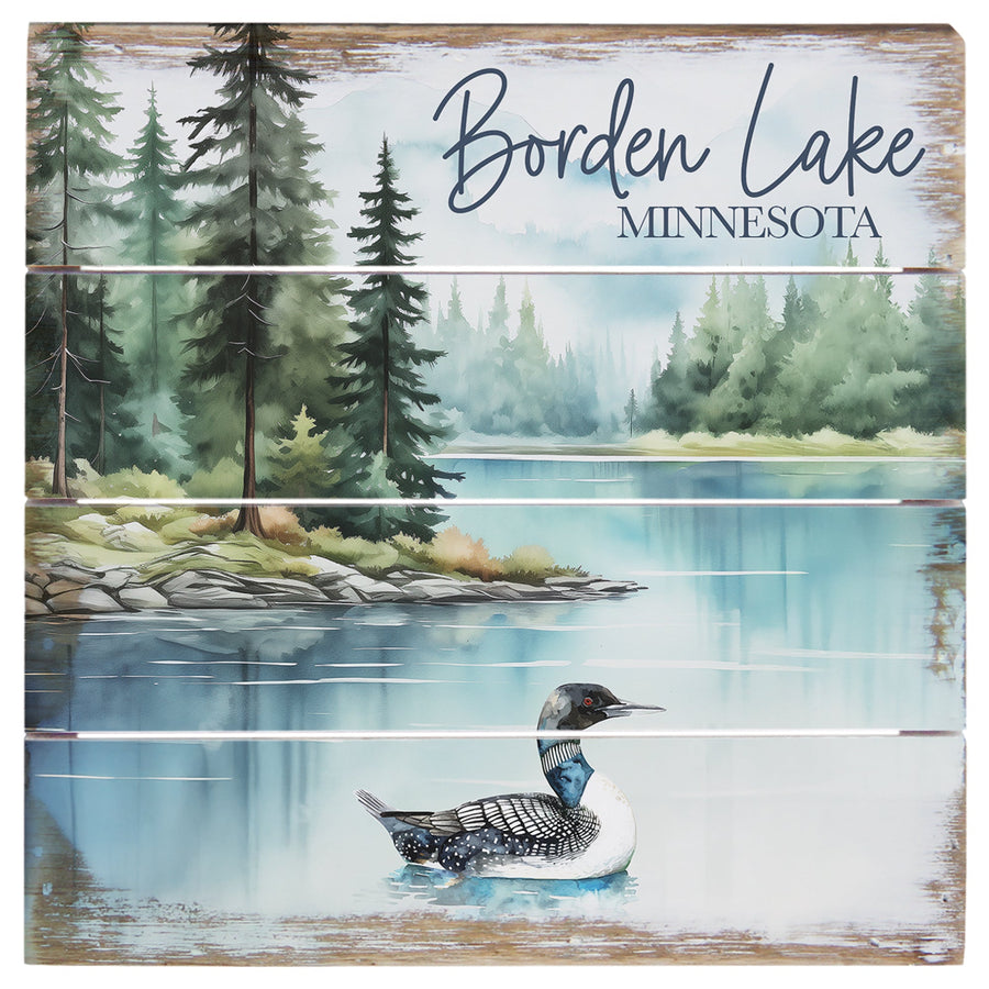 Loon Lake Scene LOC 6"