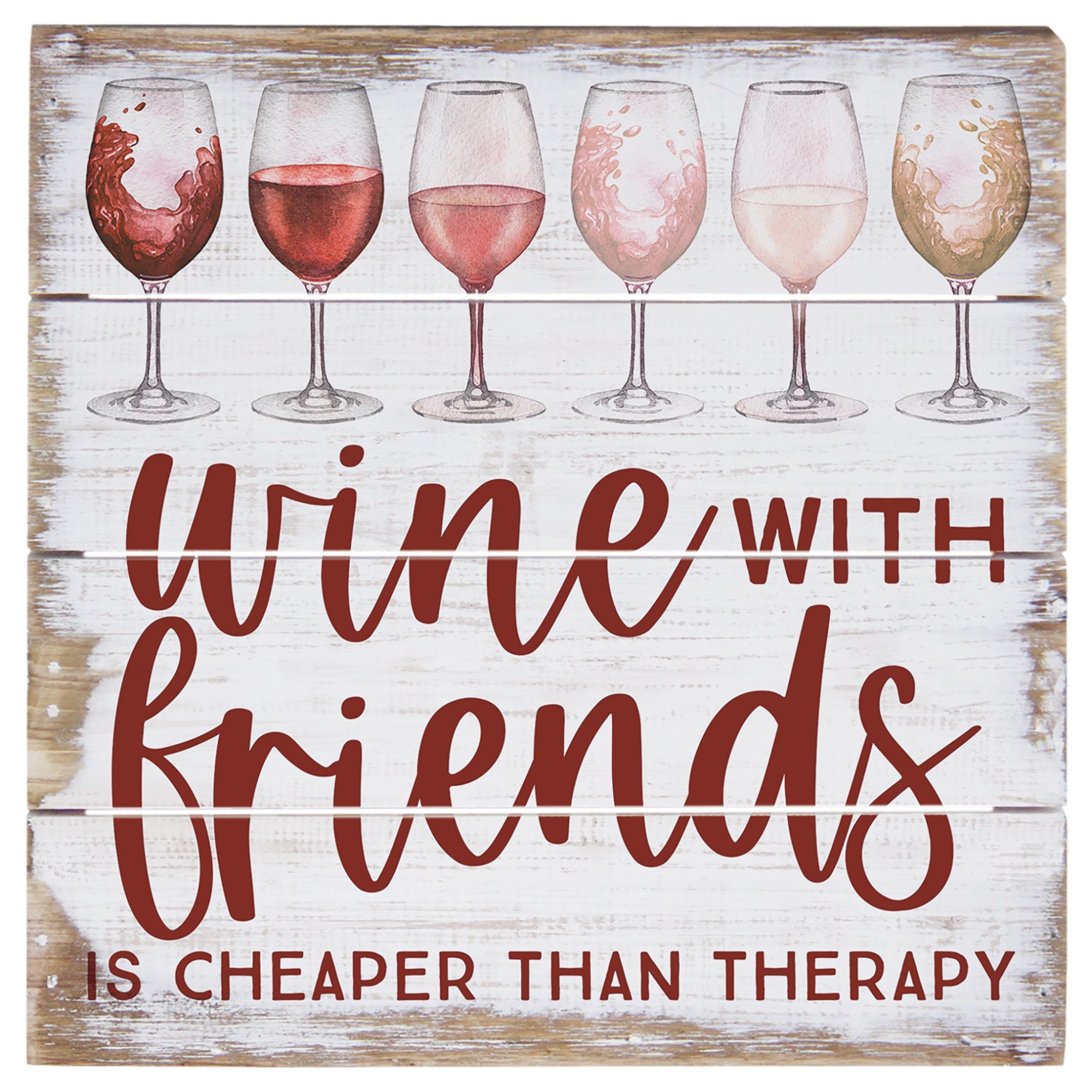 Wine Friends Cheaper 6"