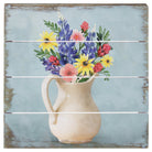 Wildflowers Pitcher Art 6"