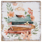Coffee Books Flowers 6"