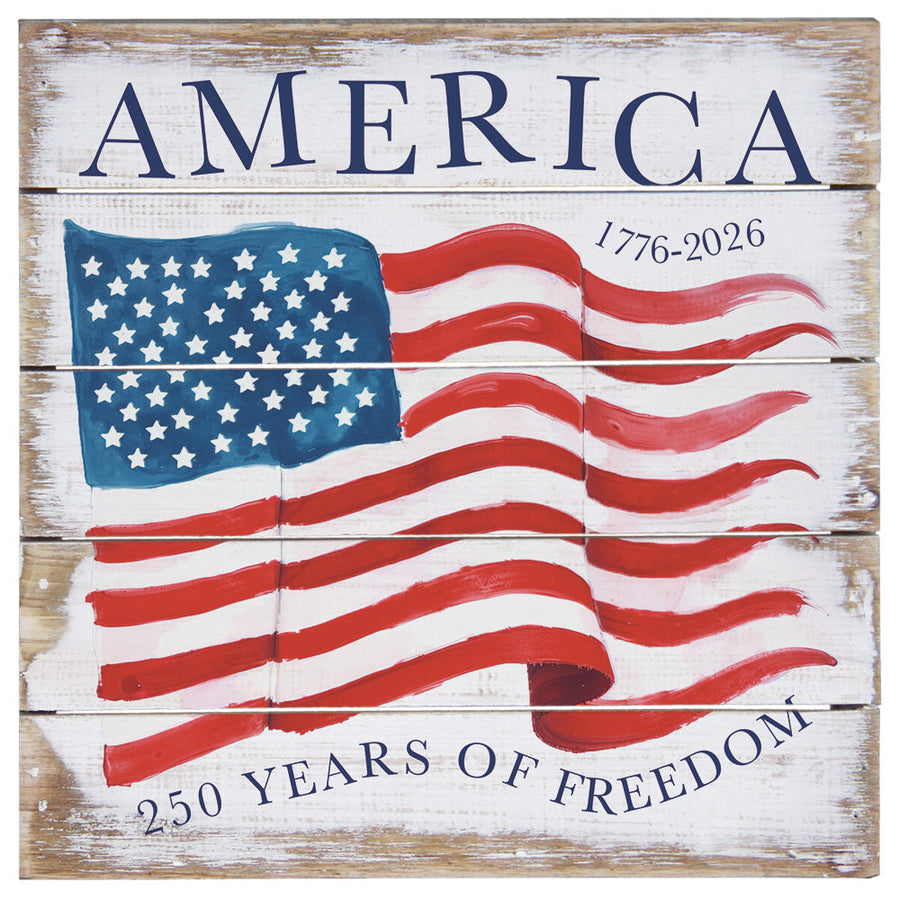 America Flag 250 Years 8"