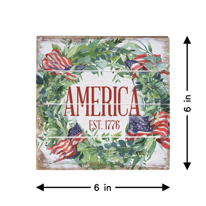 America 1776 Wreath