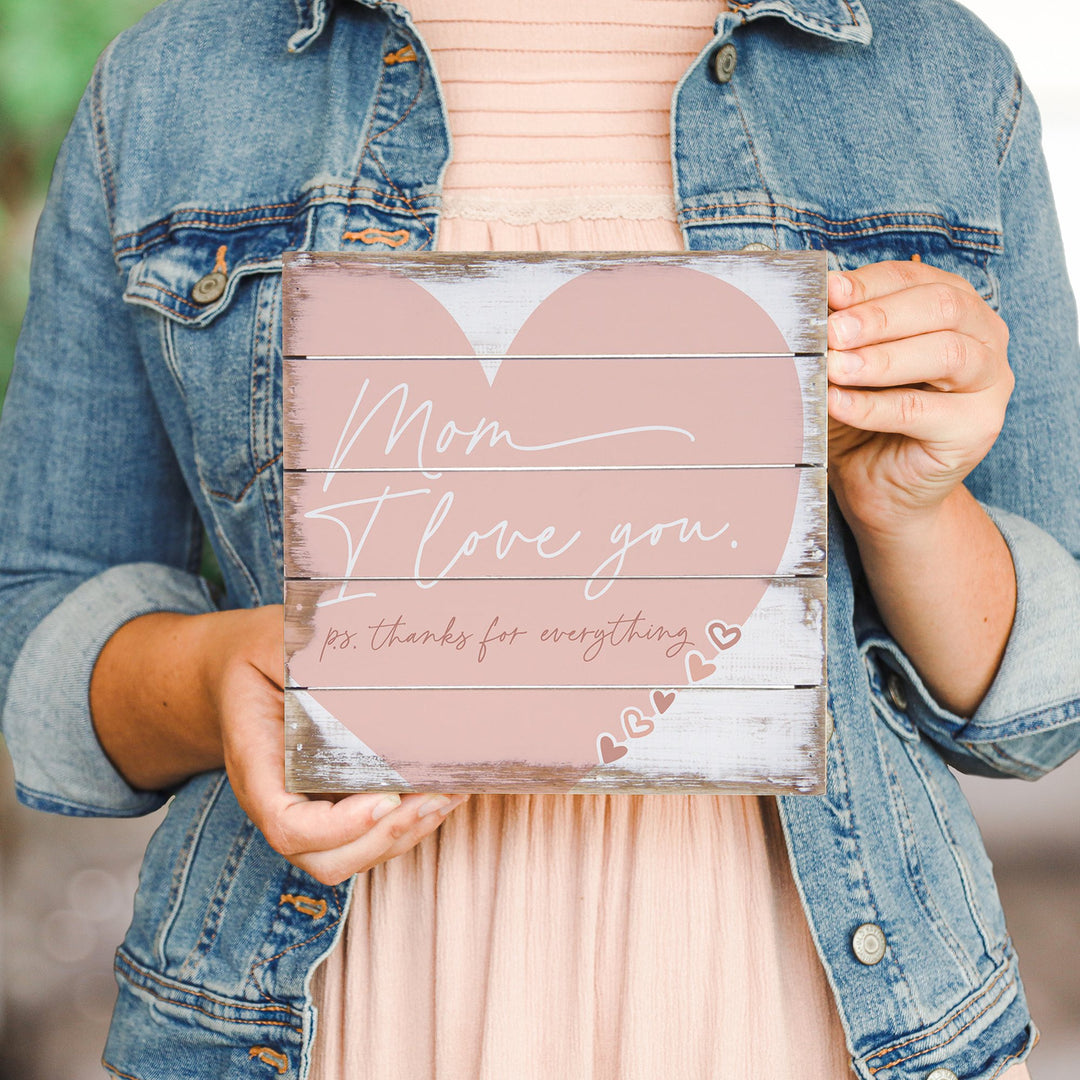 Mom Love You Heart PER