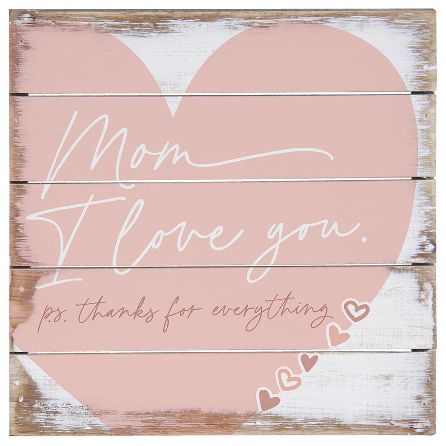 Mom Love You Heart PER 8"