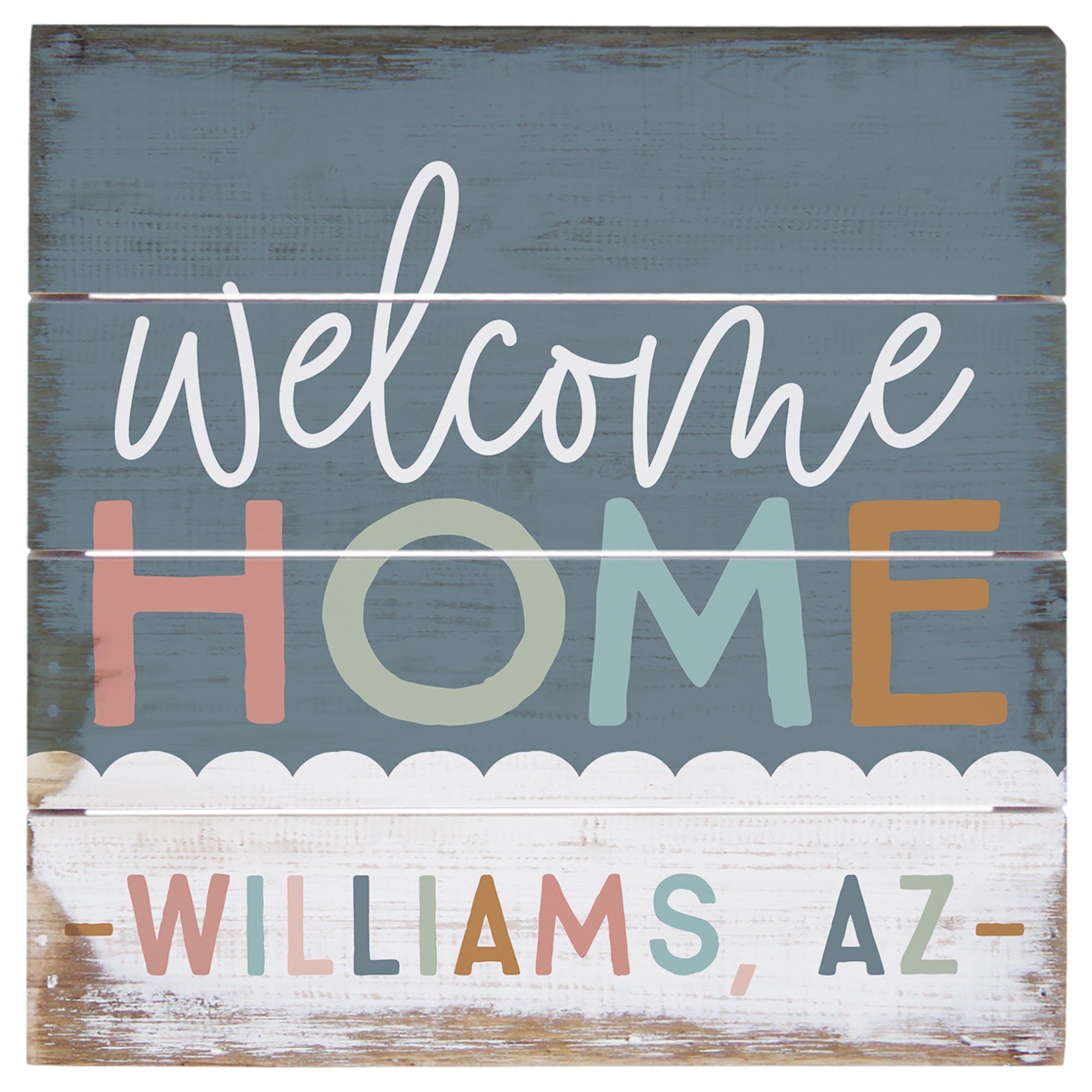 Welcome Home Scallop 6" LOC