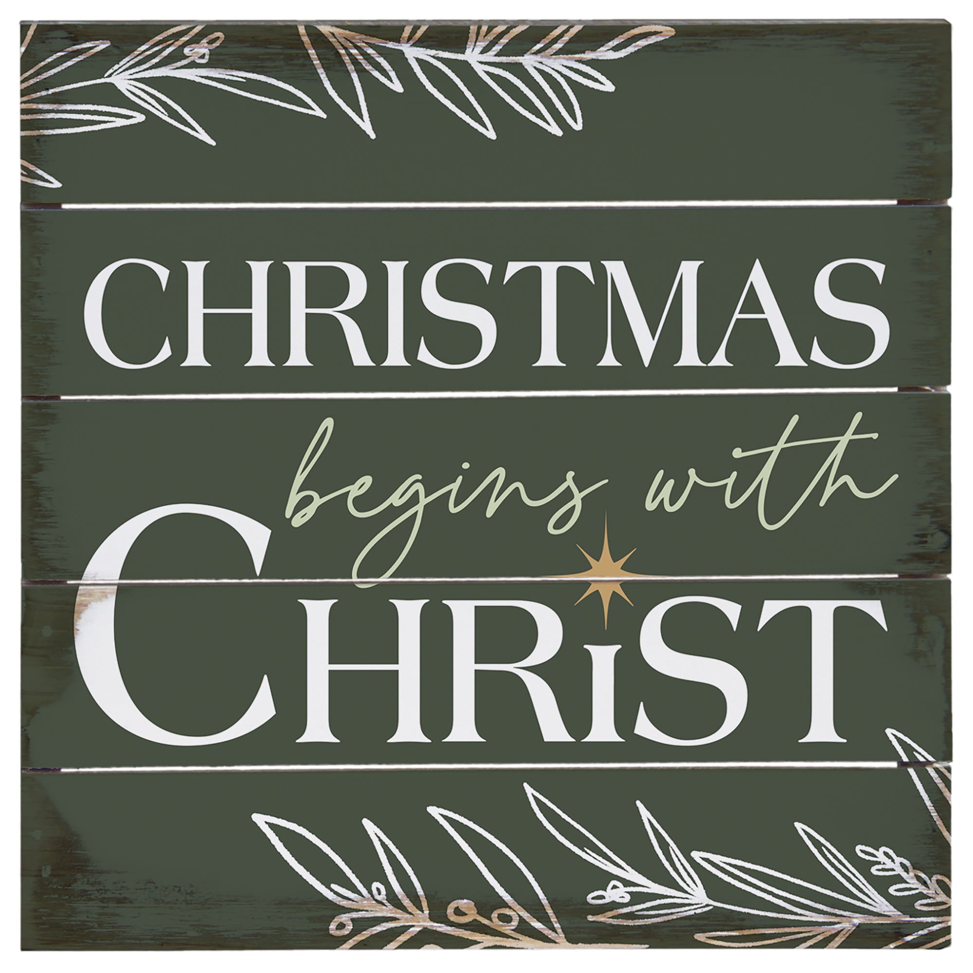 Christmas Begins Christ 8"