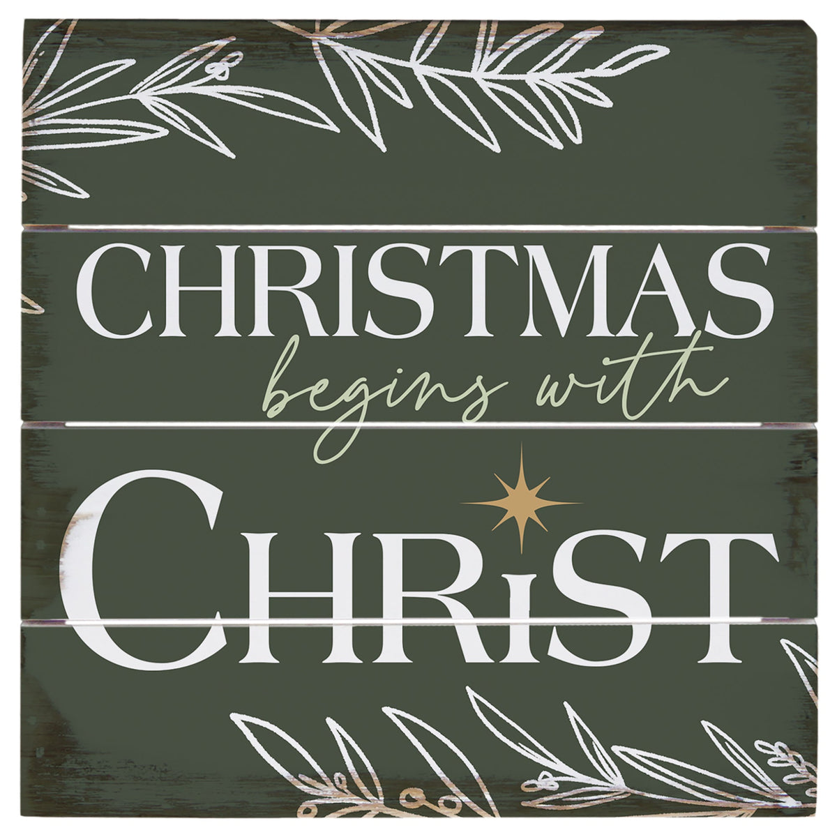 Christmas Begins Christ 6"