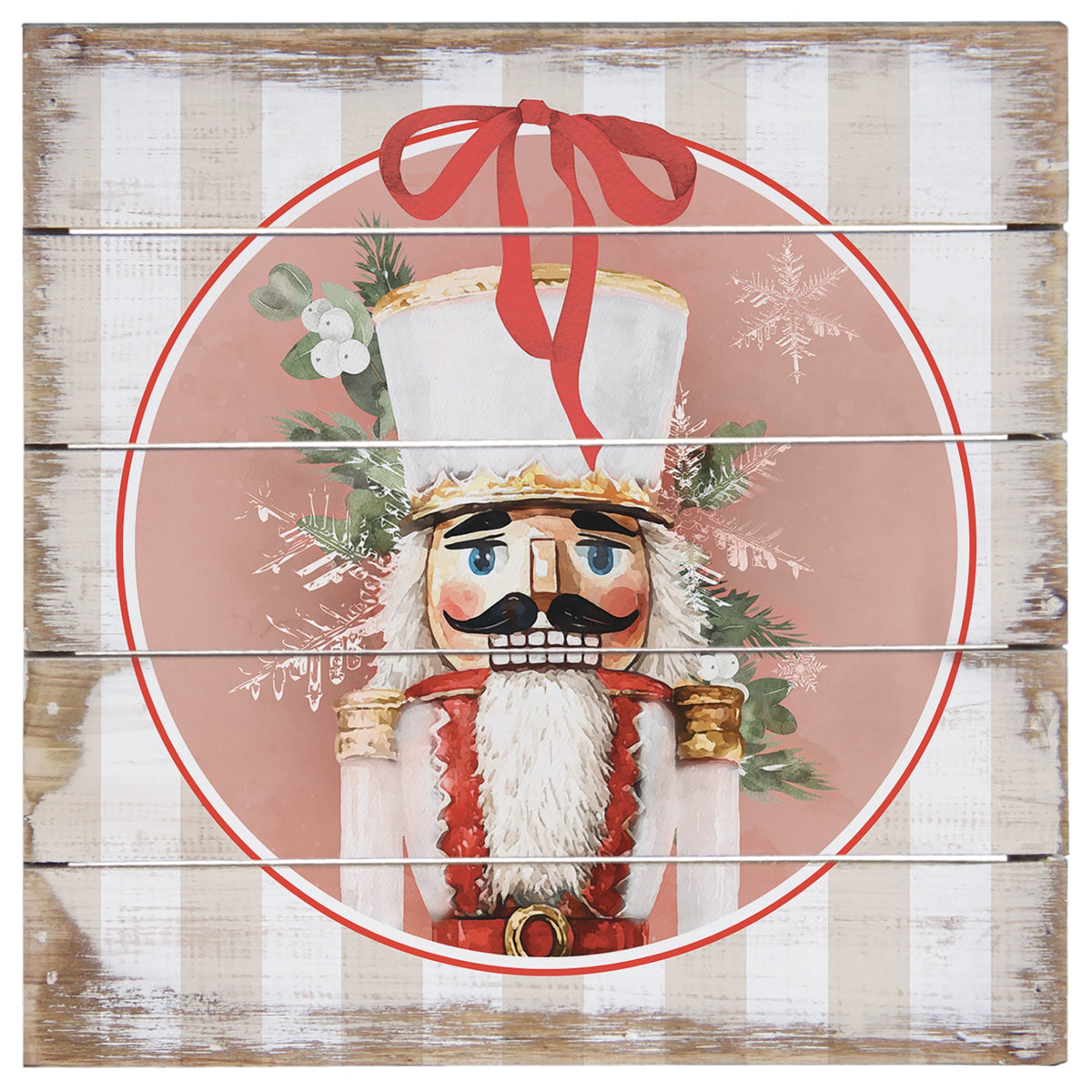 Nutcracker Circle Stripes 8"