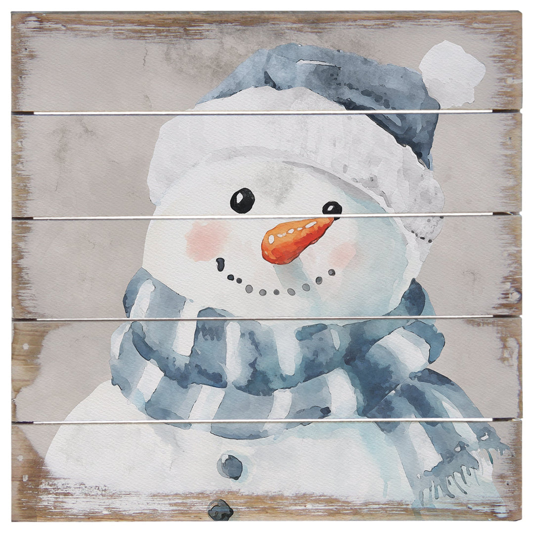 Blue Snowman 8"