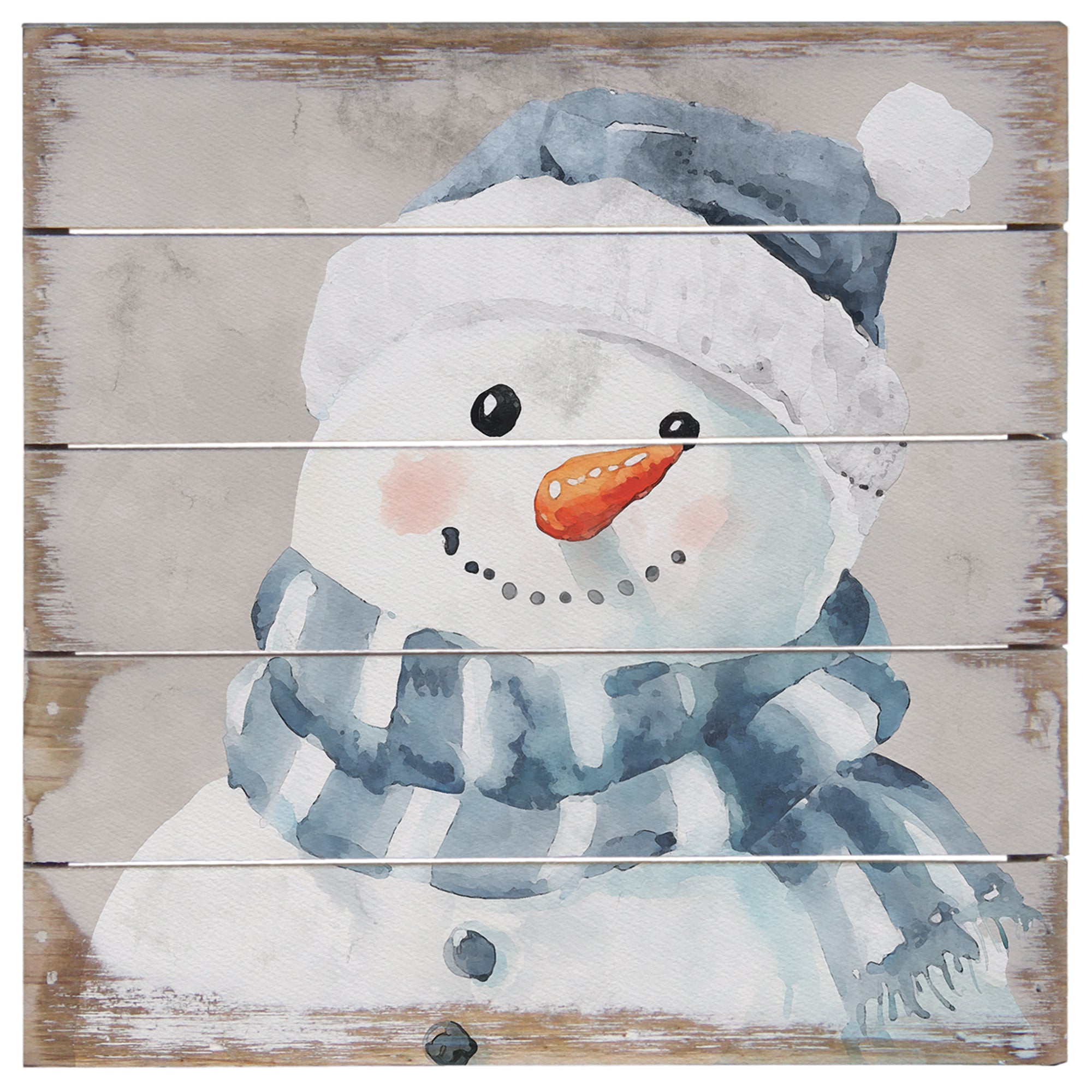 Blue Snowman 8"