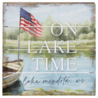 Lake Time Boat Flag LOC 6"