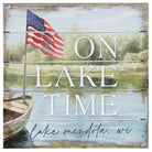 Lake Time Boat Flag LOC 8"