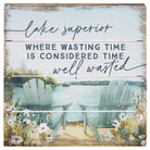 Wasting Time Lake Chairs LOC 6"