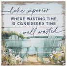 Wasting Time Lake Chairs LOC 8"