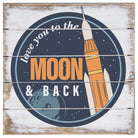 Love To Moon Rocket 8"