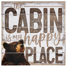 Cabin Happy Place Bear 8"