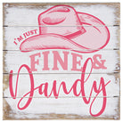 Fine & Dandy Pink 8"