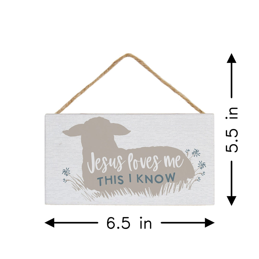 Jesus Loves Me Lamb
