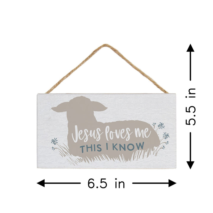 Jesus Loves Me Lamb
