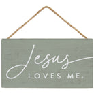 Jesus Loves Me Green