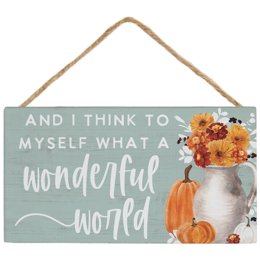 Wonderful World Fall Vase