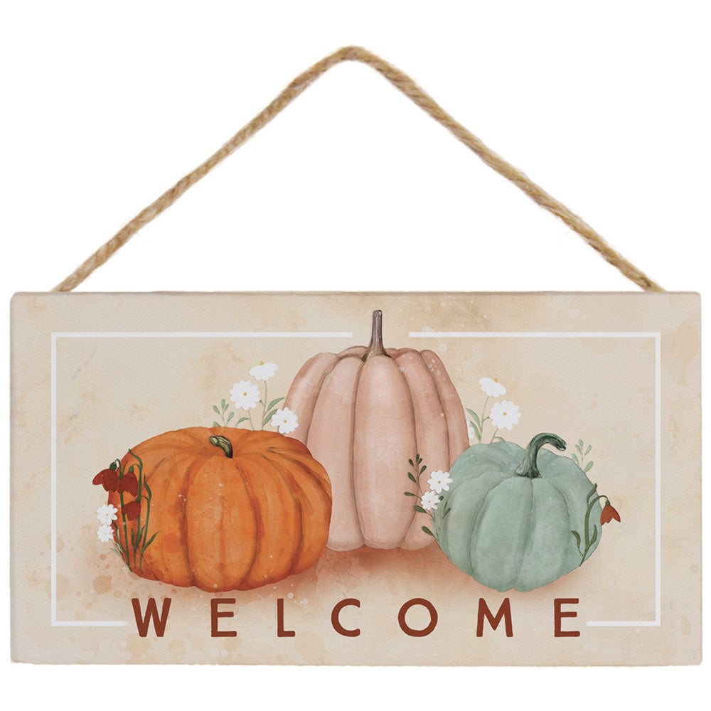 Welcome Colorful Pumpkins