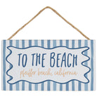 To The Beach Blue Stripes LOC