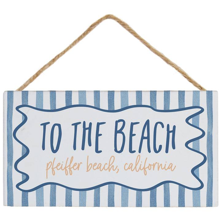 To The Beach Blue Stripes LOC