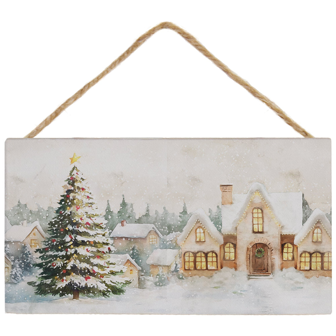 Christmas Tree Home Scene