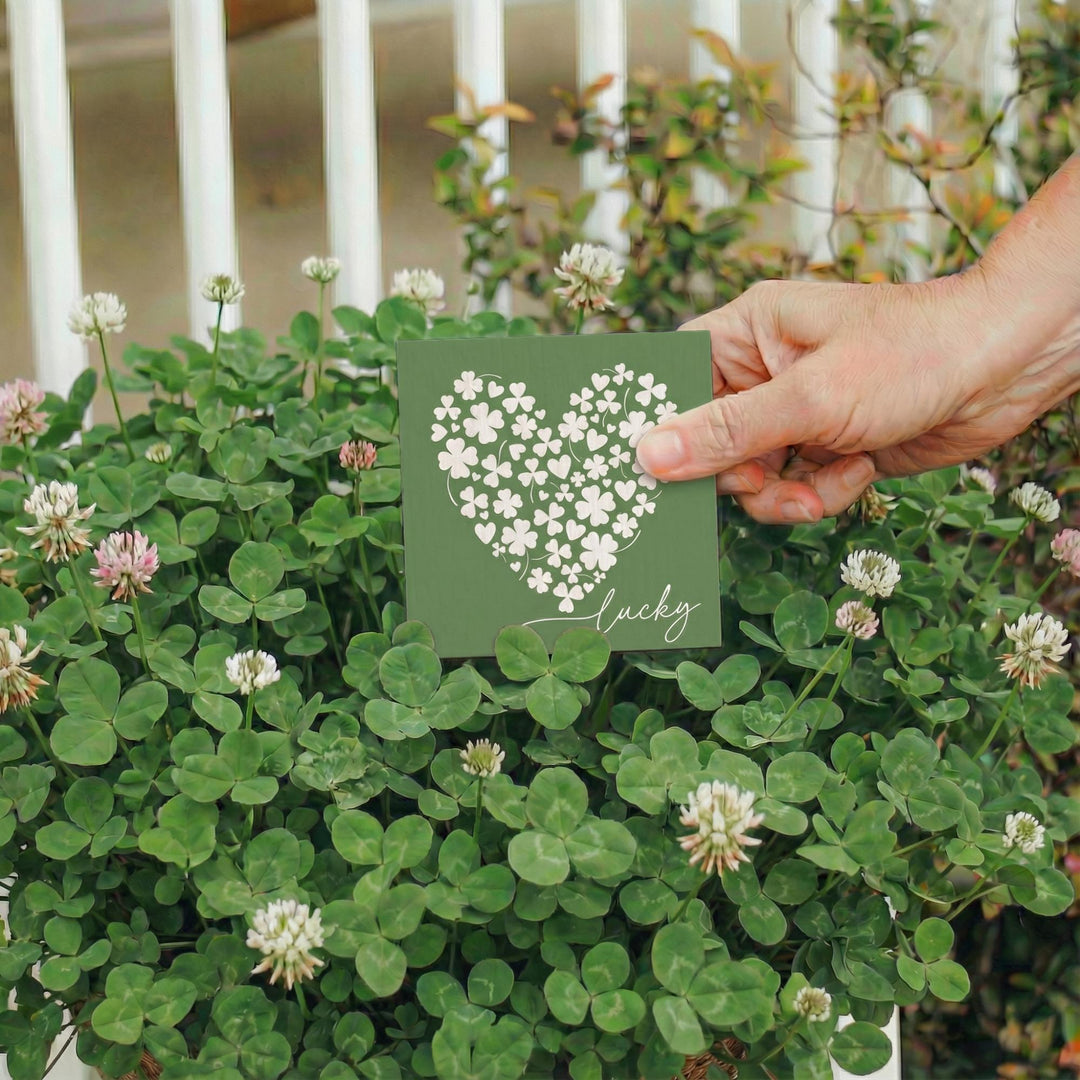 Lucky Clover Heart