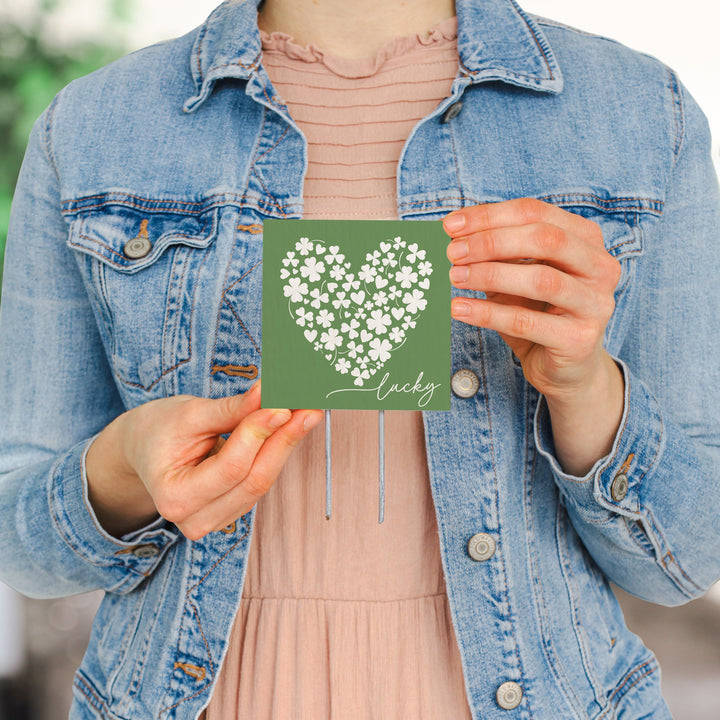 Lucky Clover Heart