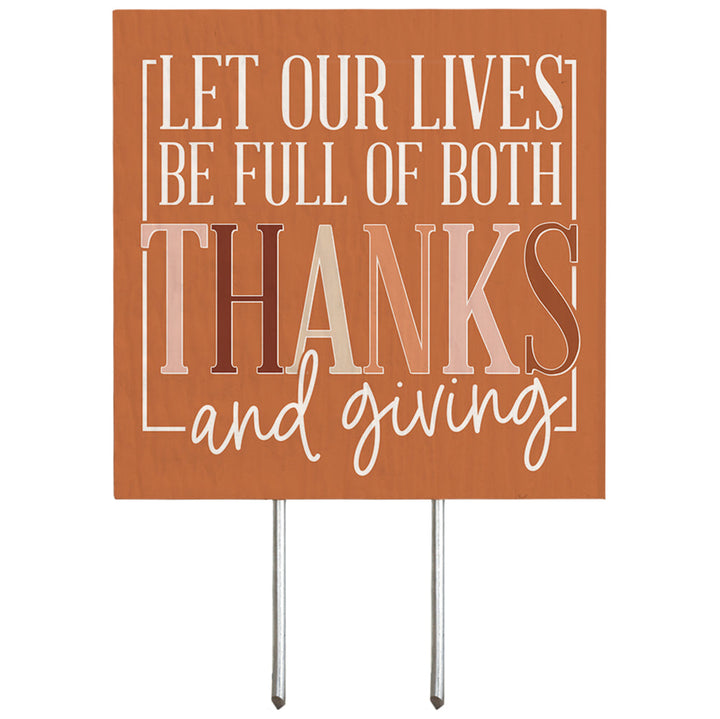 Thanks And Giving Orange