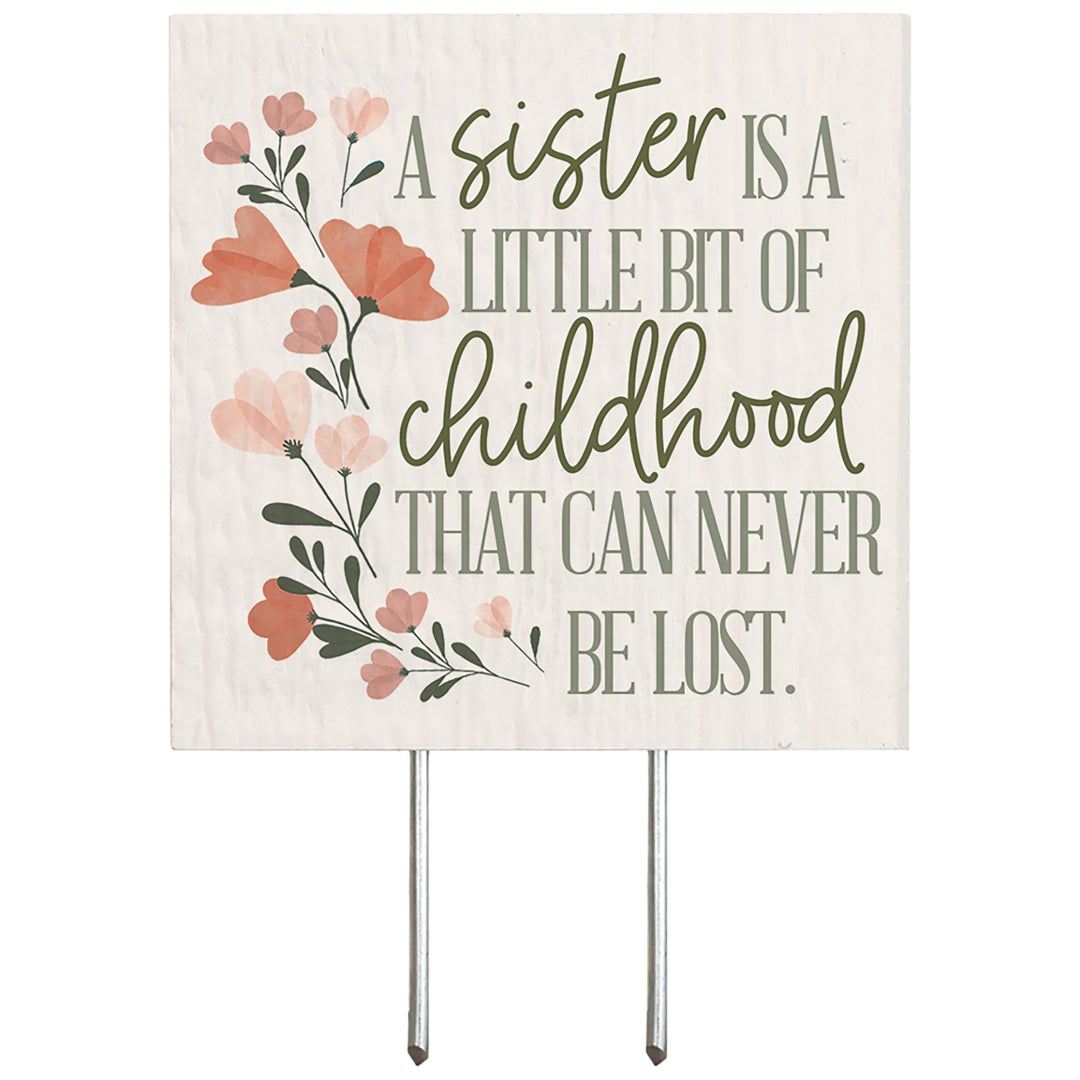 Sister Childhood Flowers