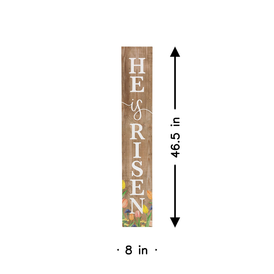 He Is Risen Wood