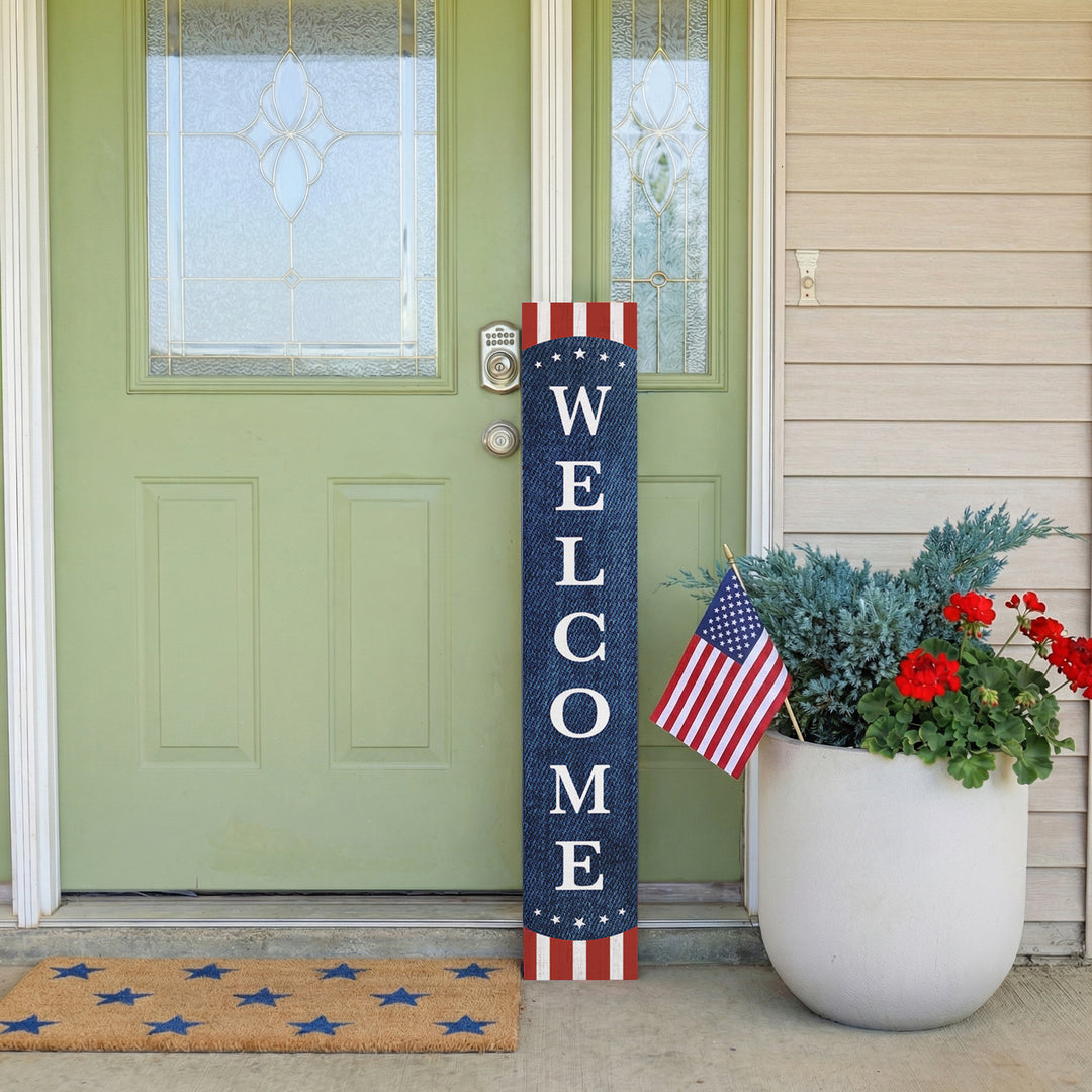 Welcome Stripes Denim