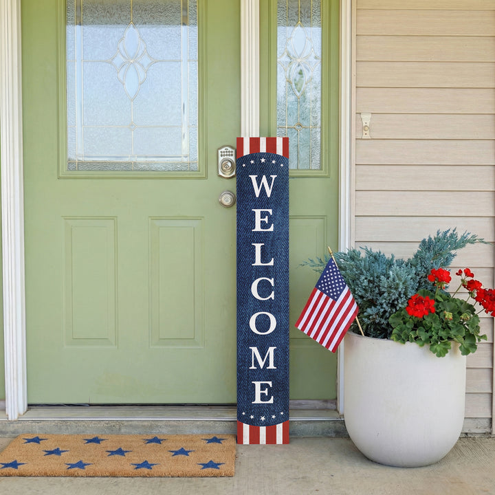 Welcome Stripes Denim