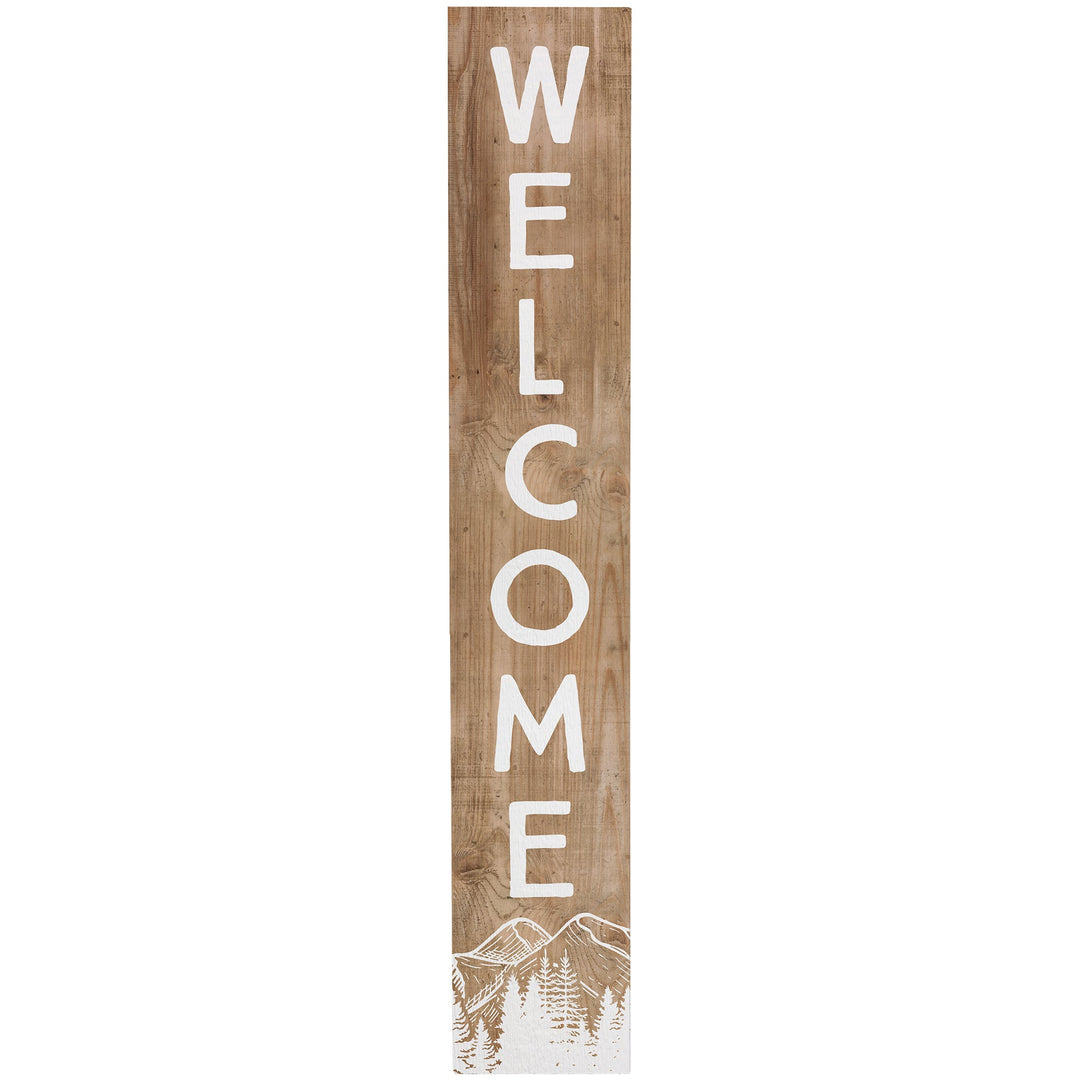 Welcome Mountains Wood