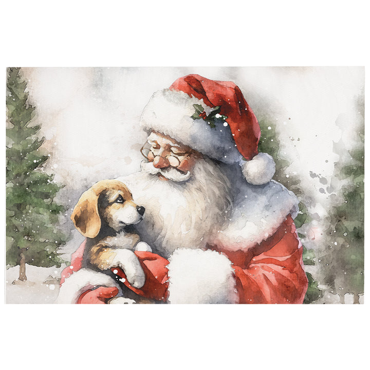 Santa Puppy Art