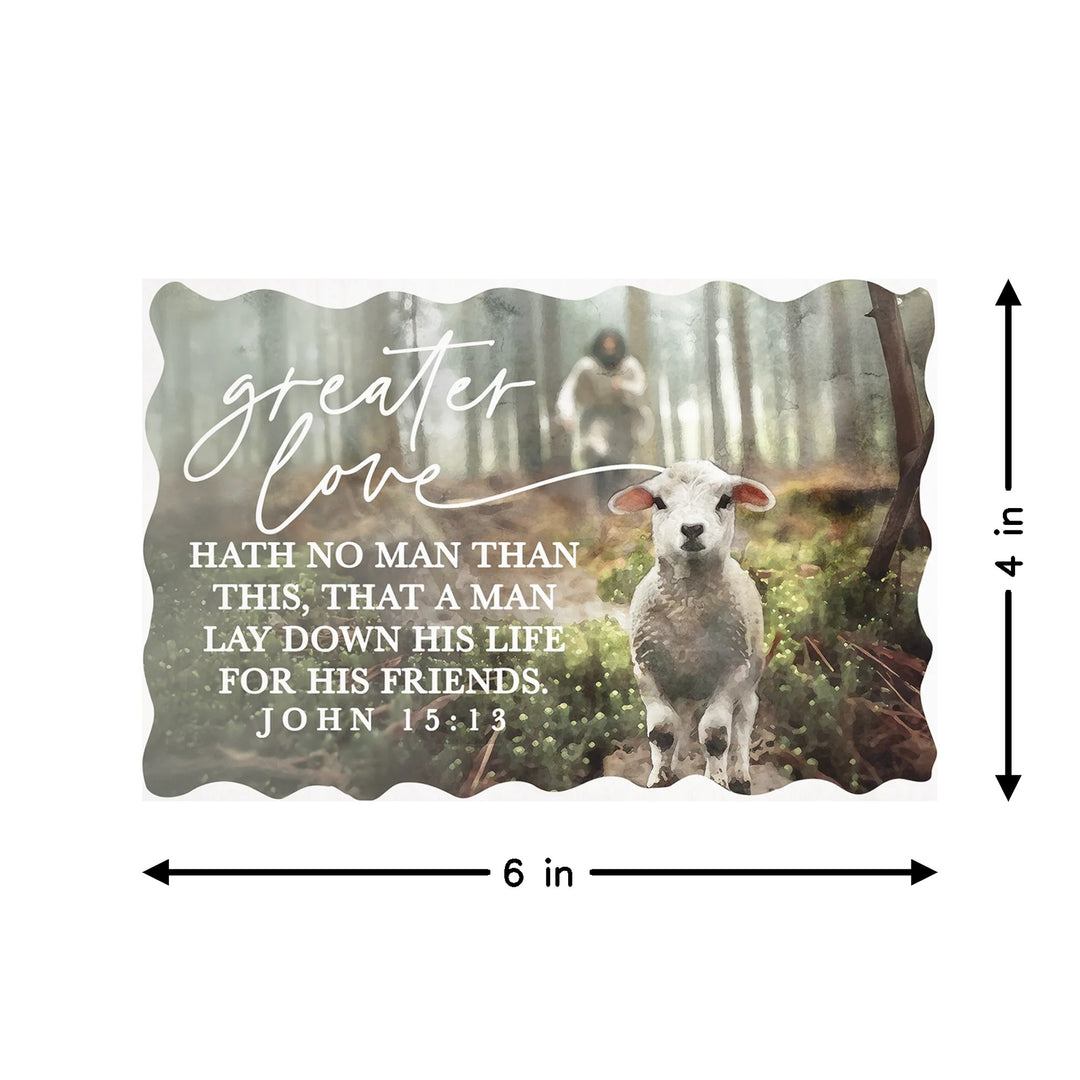 Jesus Rescuing Lamb